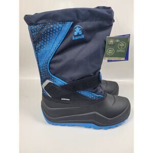 Kamik Kids' Snowfall P 2 Winter Boots Navy Blue Kids 6